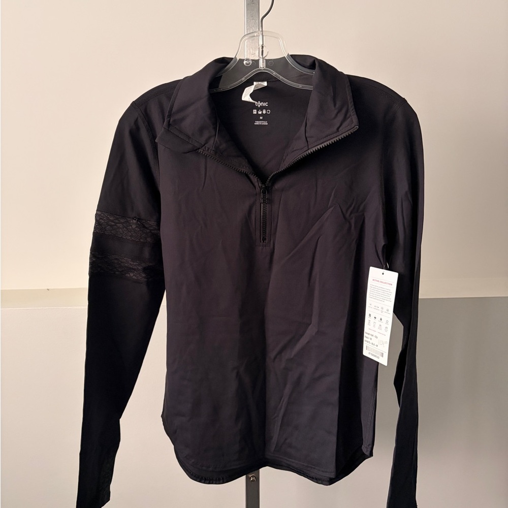 Black Long Sleeve Women's Active Jacket